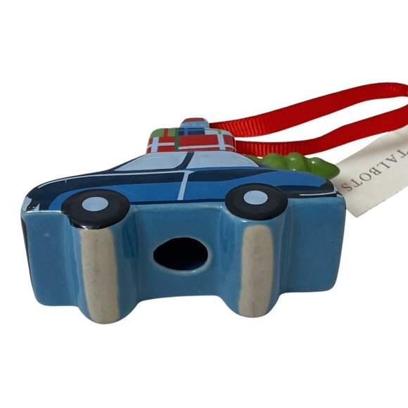 TALBOTS Christmas Ornaments Holiday Car and Dog Ceramic NWT - Picture 5 of 13